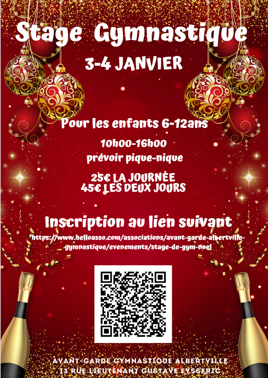 AGAGYM Stage Noël