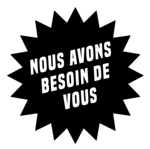 on a besoin de vous